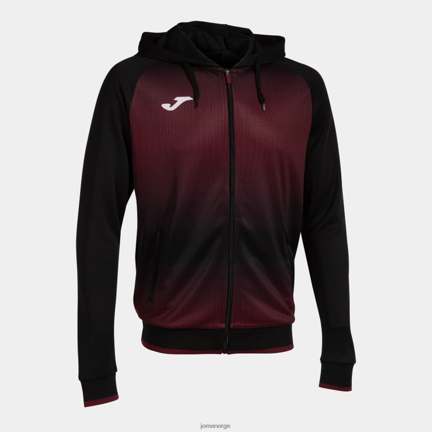 nei Joma hettejakke tiger v svart burgunder FBD0T0217 menn