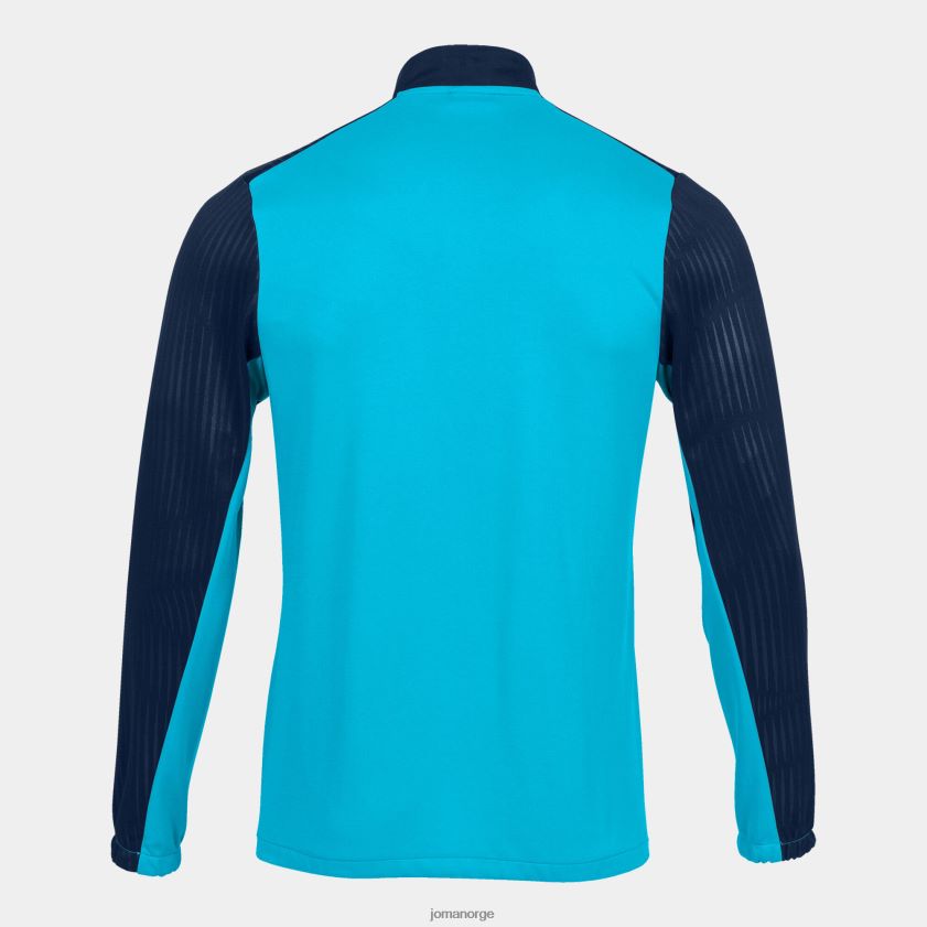 nei Joma jakke montreal fluorescerende turkis marineblå FBD0T0946 menn