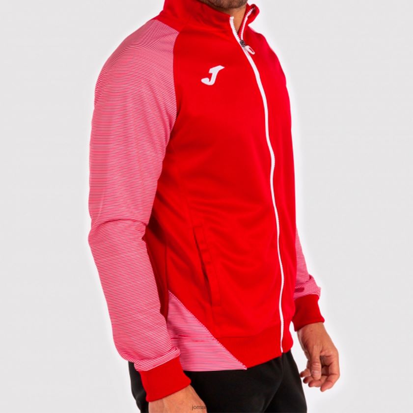 nei Joma jakke nødvendig ii rød Hvit FBD0T03159 menn