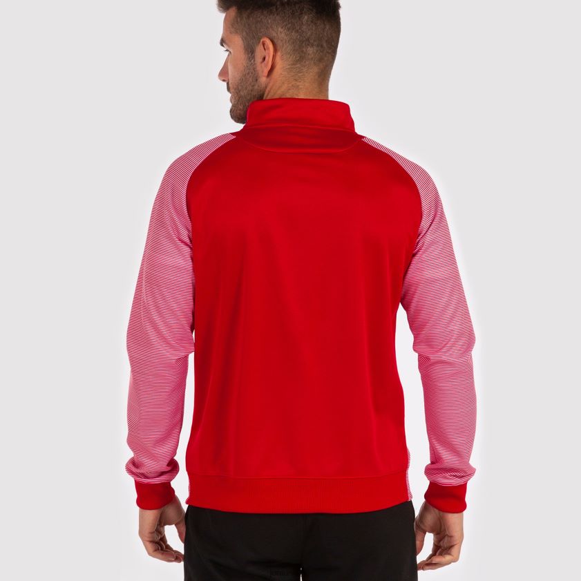 nei Joma jakke nødvendig ii rød Hvit FBD0T03159 menn