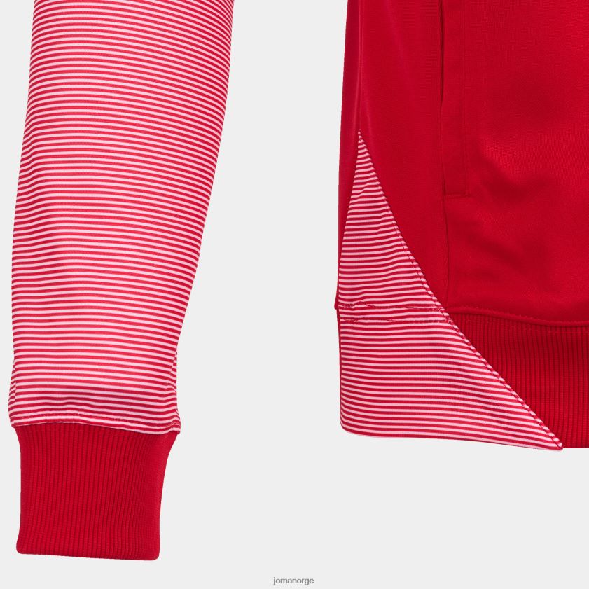 nei Joma jakke nødvendig ii rød Hvit FBD0T03159 menn