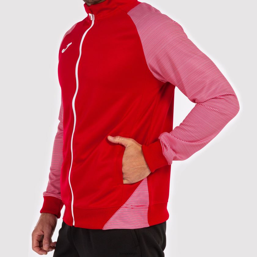 nei Joma jakke nødvendig ii rød Hvit FBD0T03159 menn
