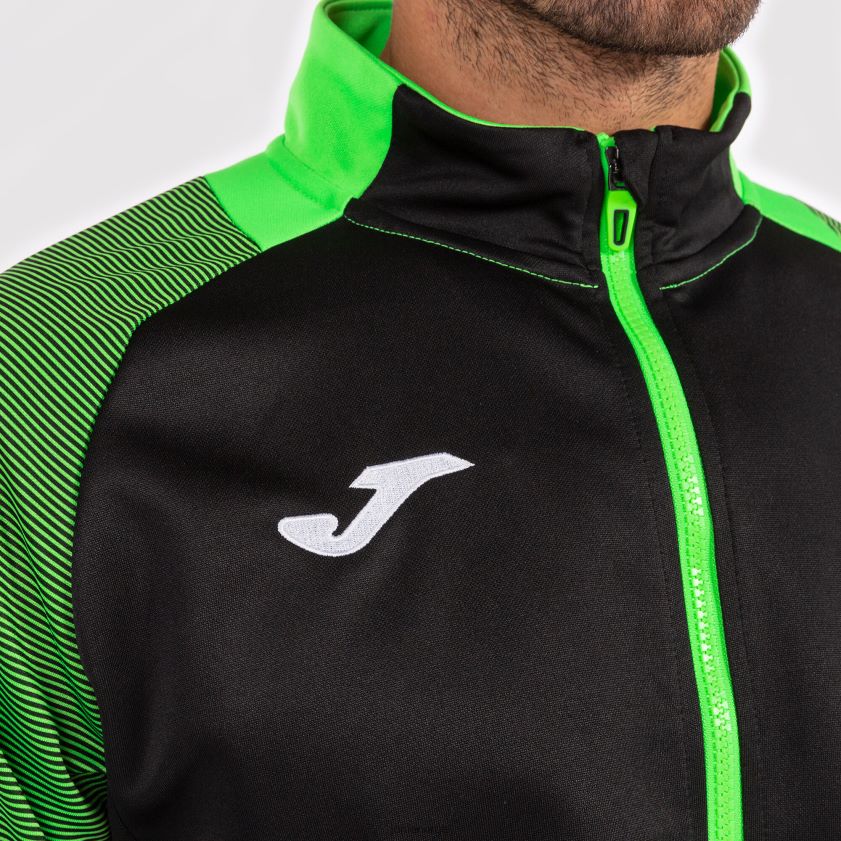 nei Joma jakke nødvendig ii svart fluorescerende grønn FBD0T03135 menn
