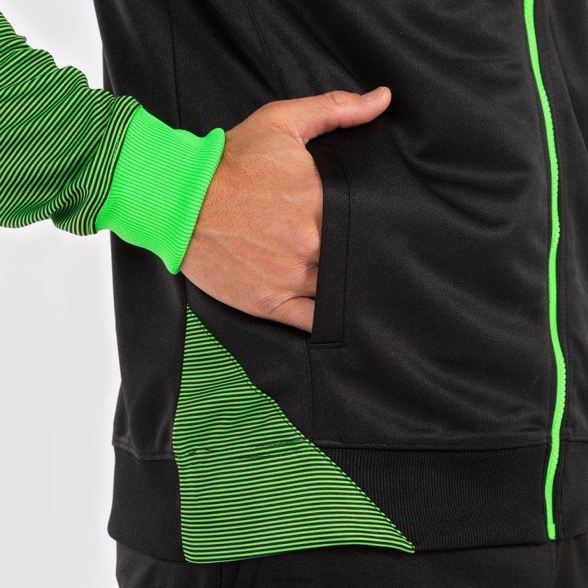 nei Joma jakke nødvendig ii svart fluorescerende grønn FBD0T03135 menn