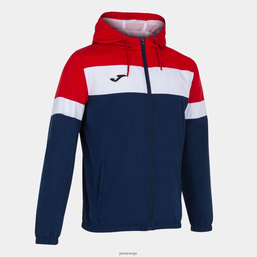 nei Joma regnjakke crew iv marineblå rød FBD0T04405 menn