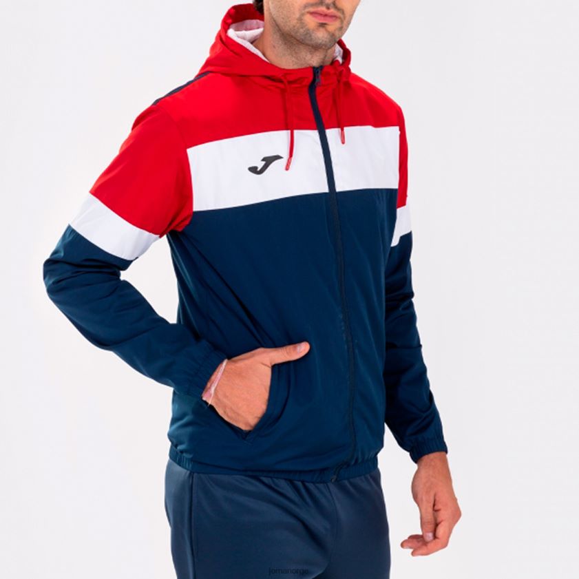nei Joma regnjakke crew iv marineblå rød FBD0T04405 menn