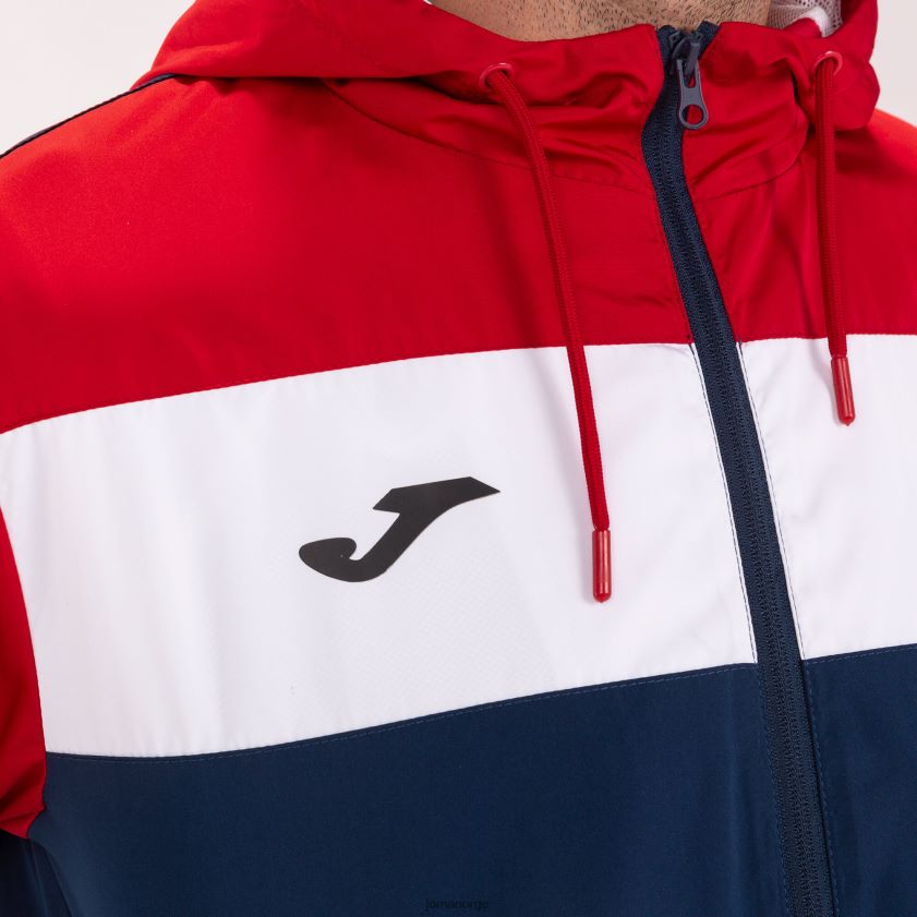 nei Joma regnjakke crew iv marineblå rød FBD0T04405 menn