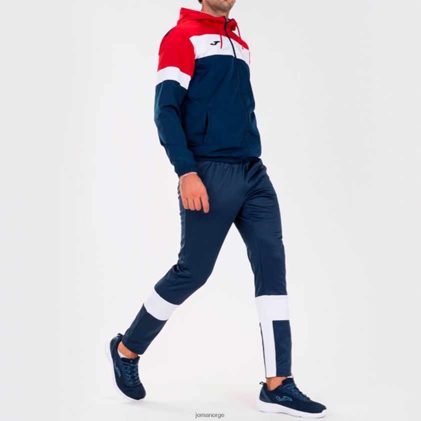 nei Joma regnjakke crew iv marineblå rød FBD0T04405 menn
