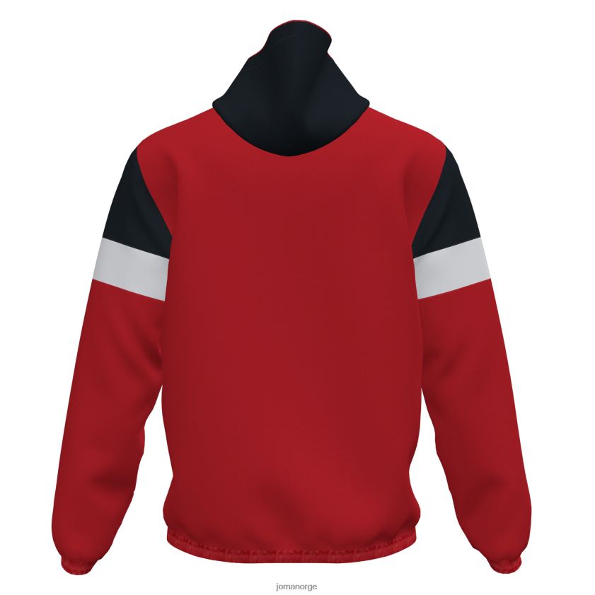 nei Joma regnjakke crew iv rød svart FBD0T01194 menn