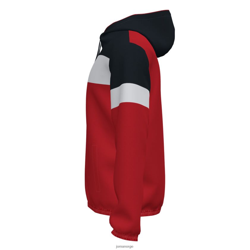 nei Joma regnjakke crew iv rød svart FBD0T01194 menn
