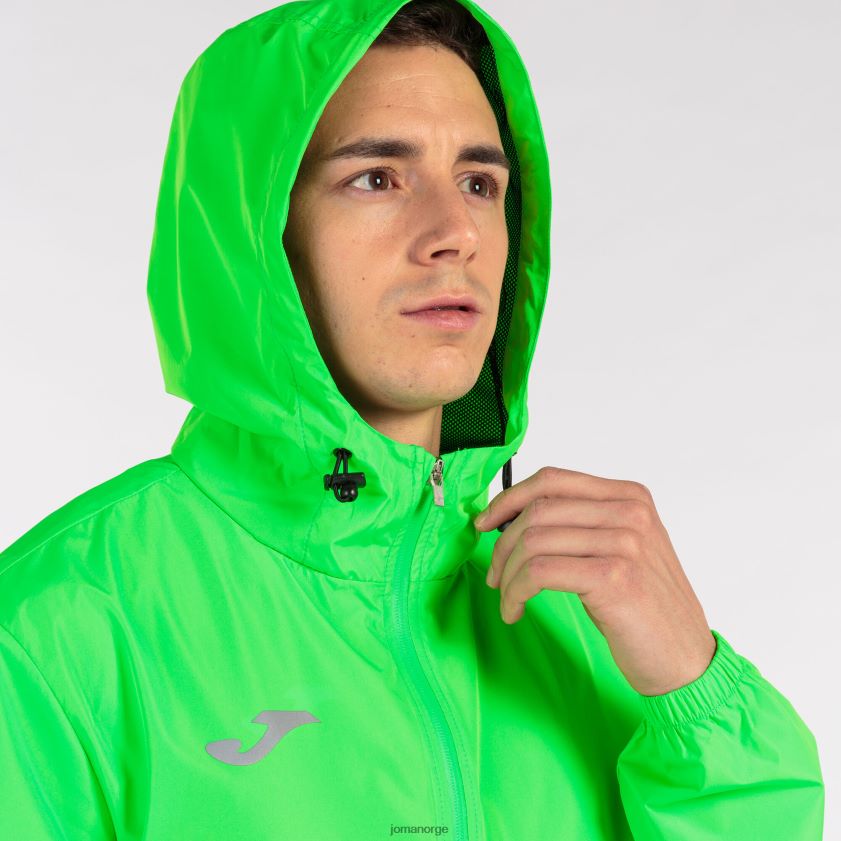 nei Joma regnjakke elite viii fluorescerende grønn FBD0T04738 menn