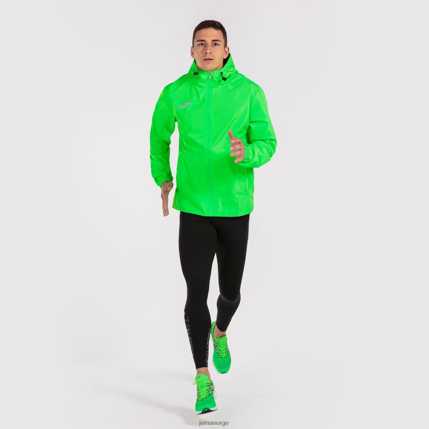 nei Joma regnjakke elite viii fluorescerende grønn FBD0T04738 menn