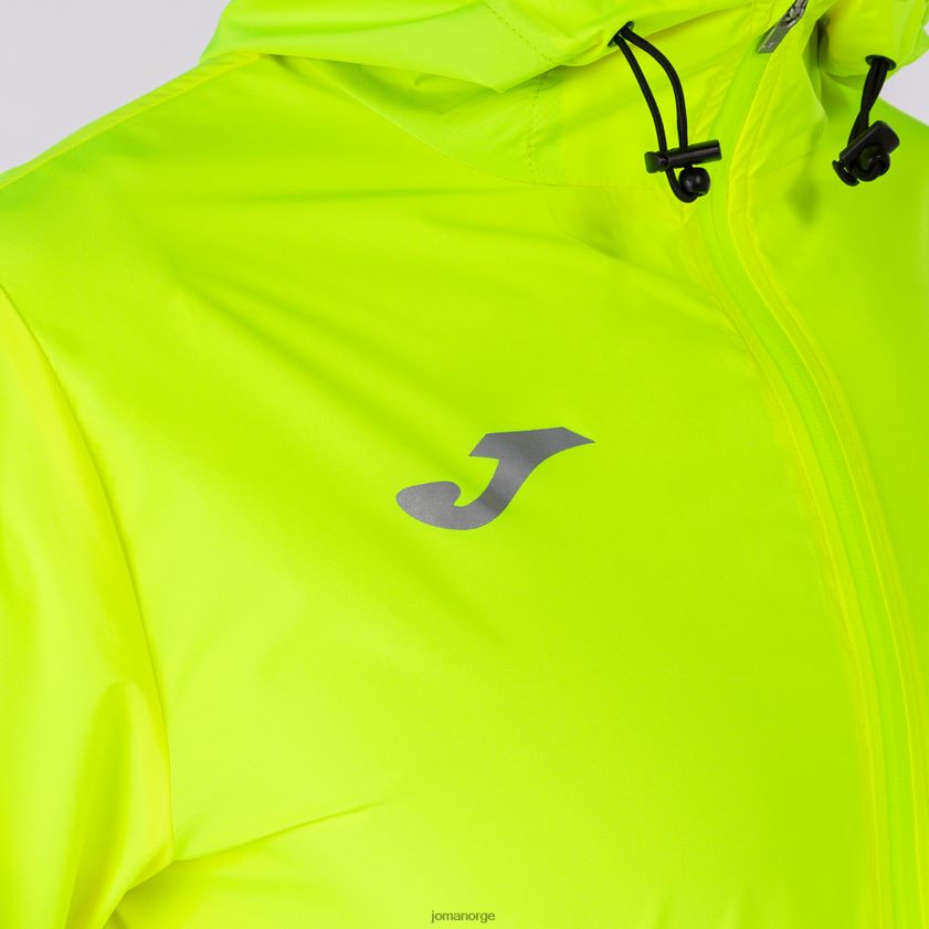 nei Joma regnjakke elite viii fluorescerende gul FBD0T03560 menn