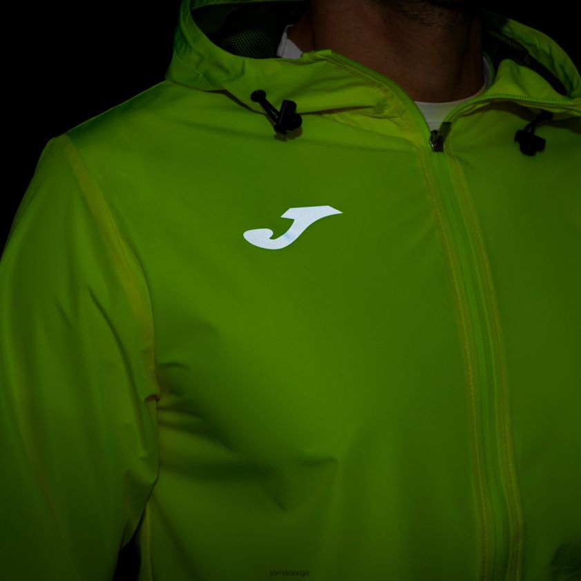 nei Joma regnjakke elite viii fluorescerende gul FBD0T03560 menn