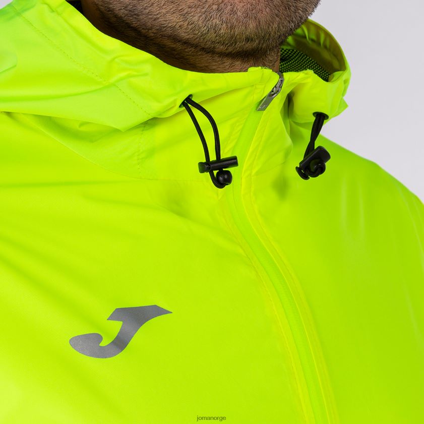 nei Joma regnjakke elite viii fluorescerende gul FBD0T03560 menn