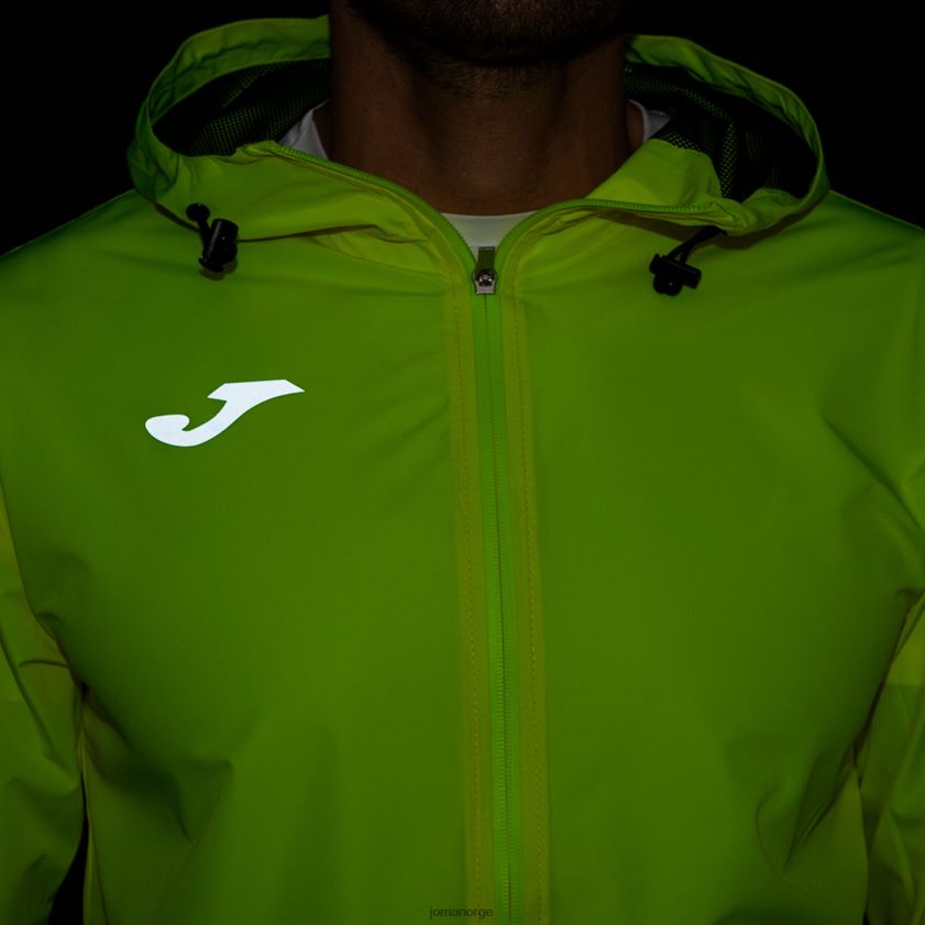 nei Joma regnjakke elite viii fluorescerende gul FBD0T03560 menn