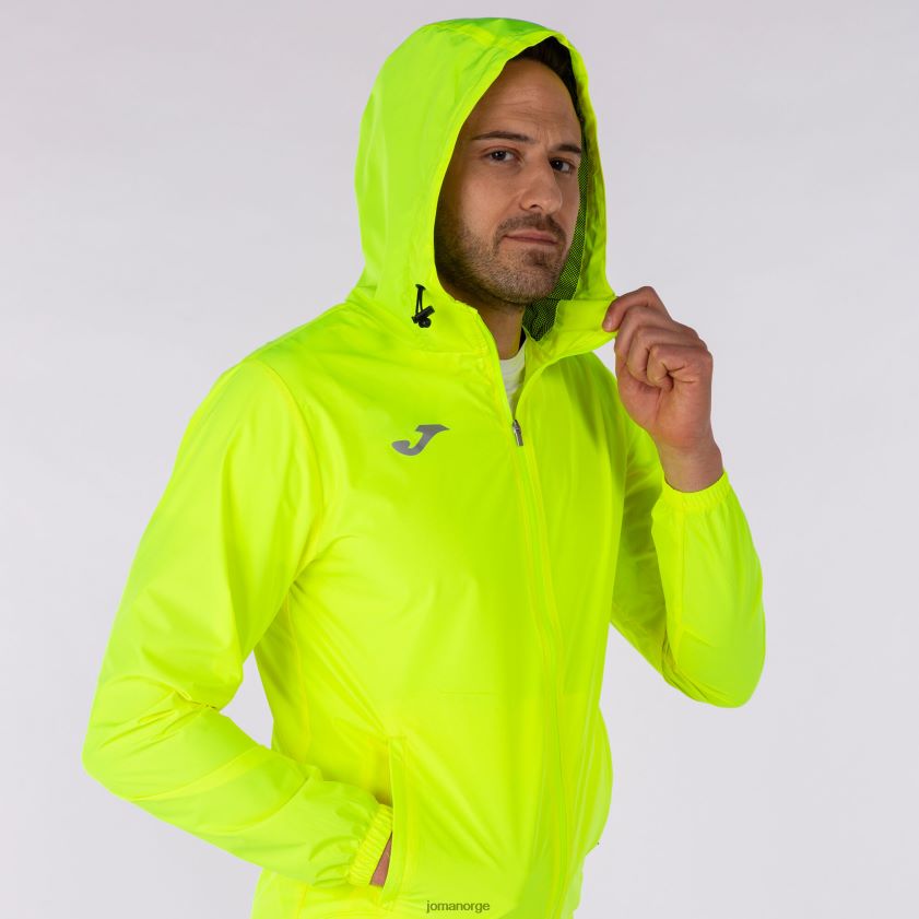 nei Joma regnjakke elite viii fluorescerende gul FBD0T03560 menn