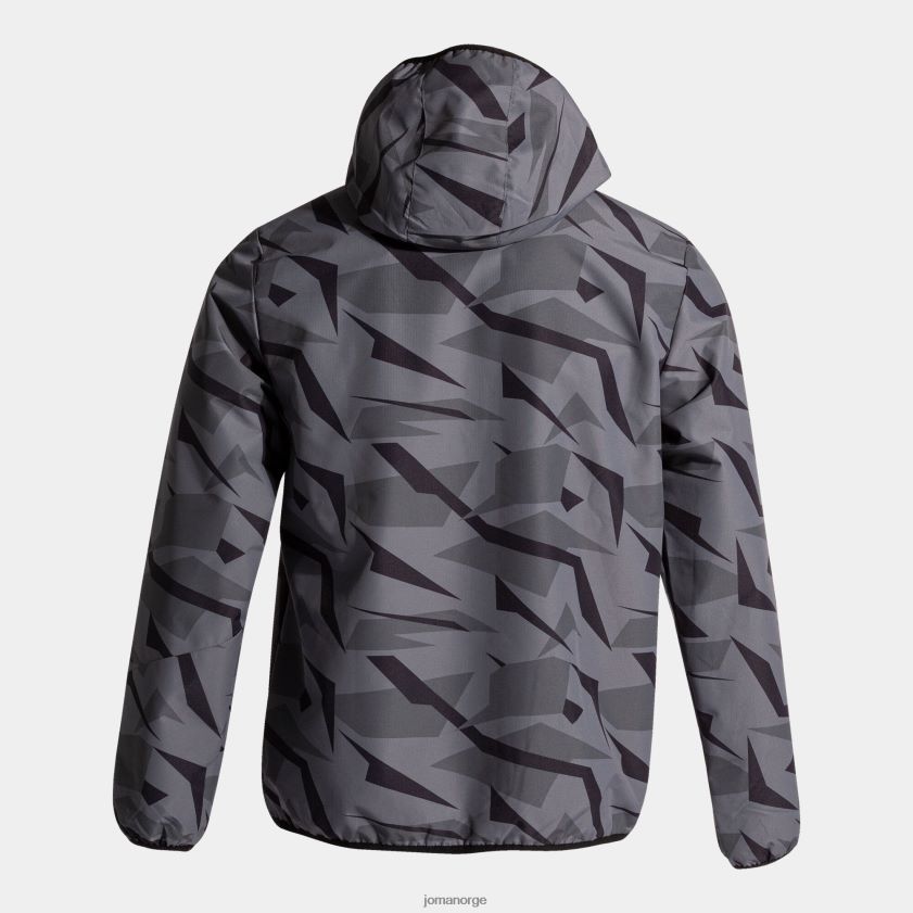 nei Joma regnjakke explorer mørk grå svart FBD0T01202 menn