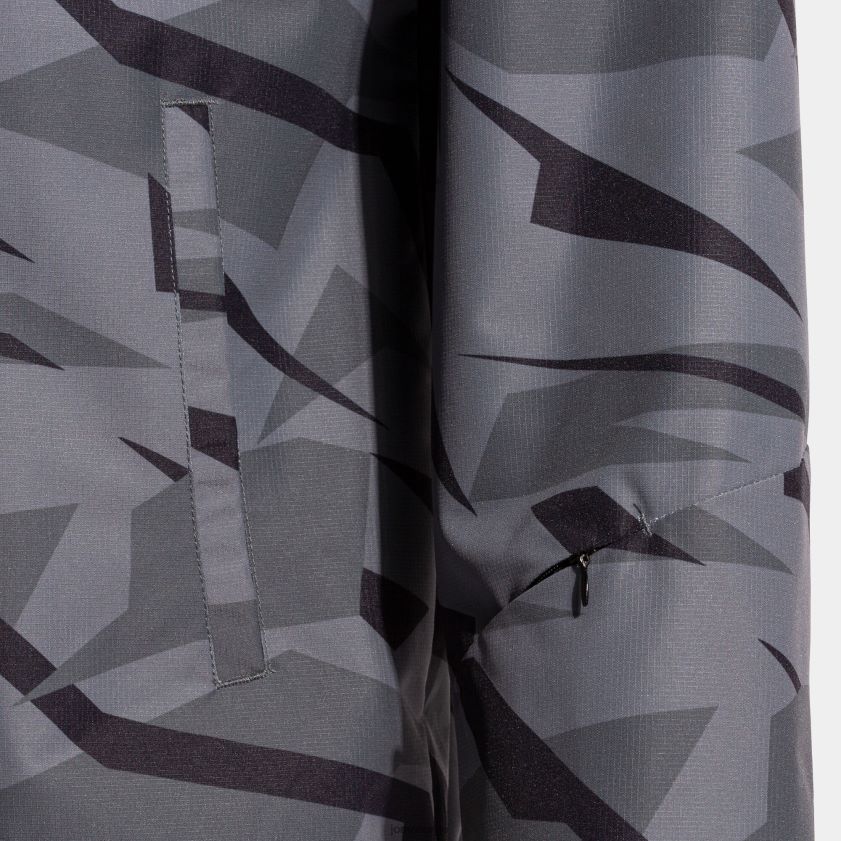 nei Joma regnjakke explorer mørk grå svart FBD0T01202 menn
