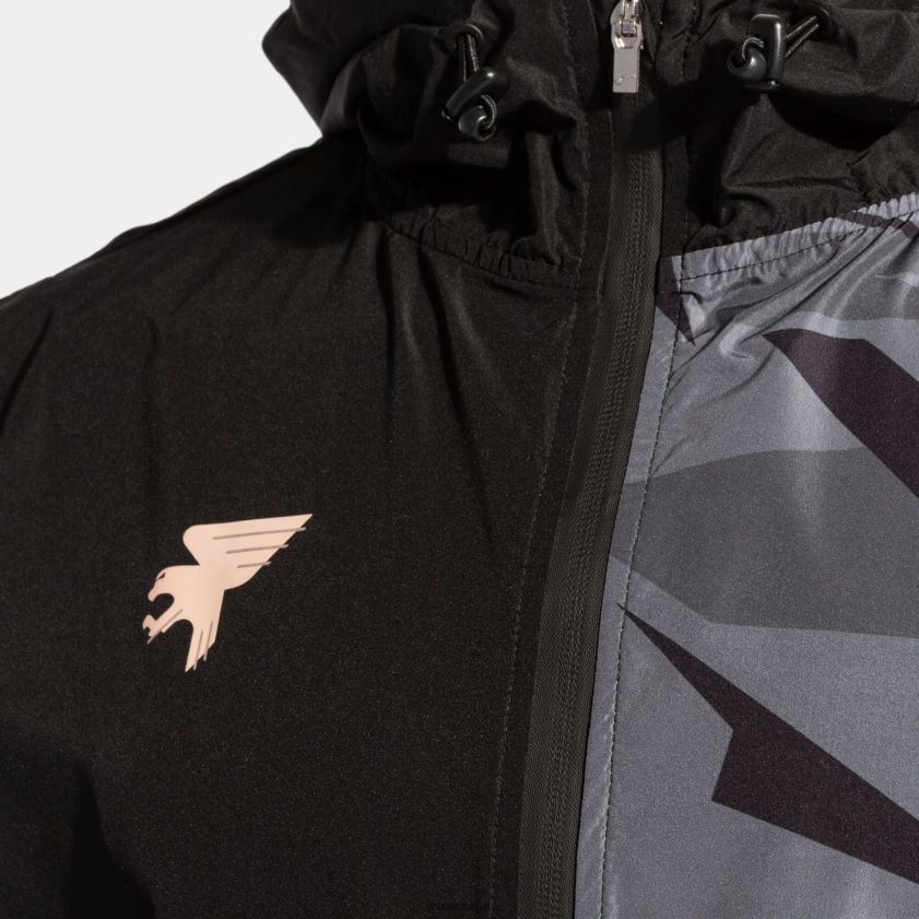 nei Joma regnjakke explorer svart mørkegrå FBD0T01140 menn