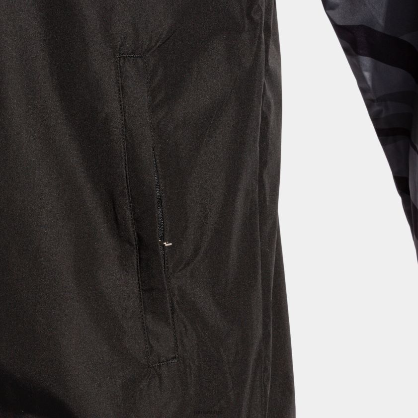 nei Joma regnjakke explorer svart mørkegrå FBD0T01140 menn