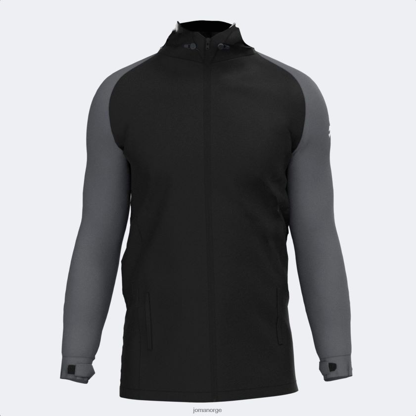 nei Joma regnjakke explorer svart mørkegrå FBD0T0329 menn