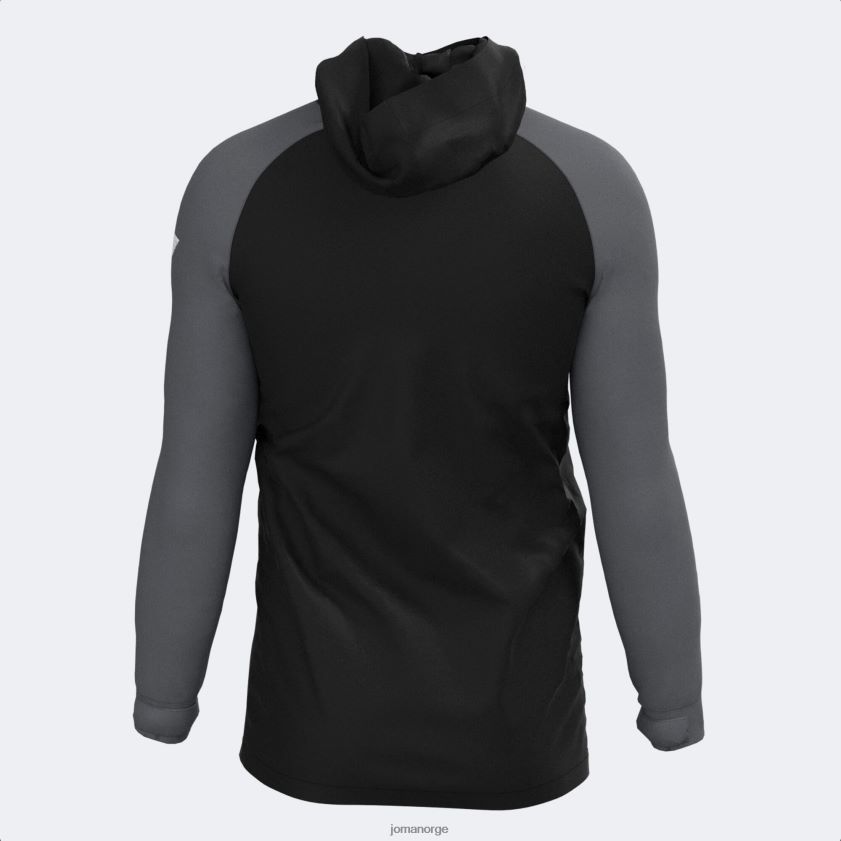 nei Joma regnjakke explorer svart mørkegrå FBD0T0329 menn