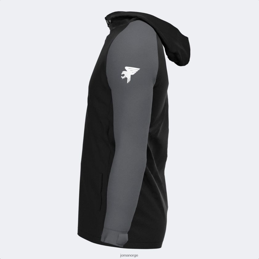 nei Joma regnjakke explorer svart mørkegrå FBD0T0329 menn