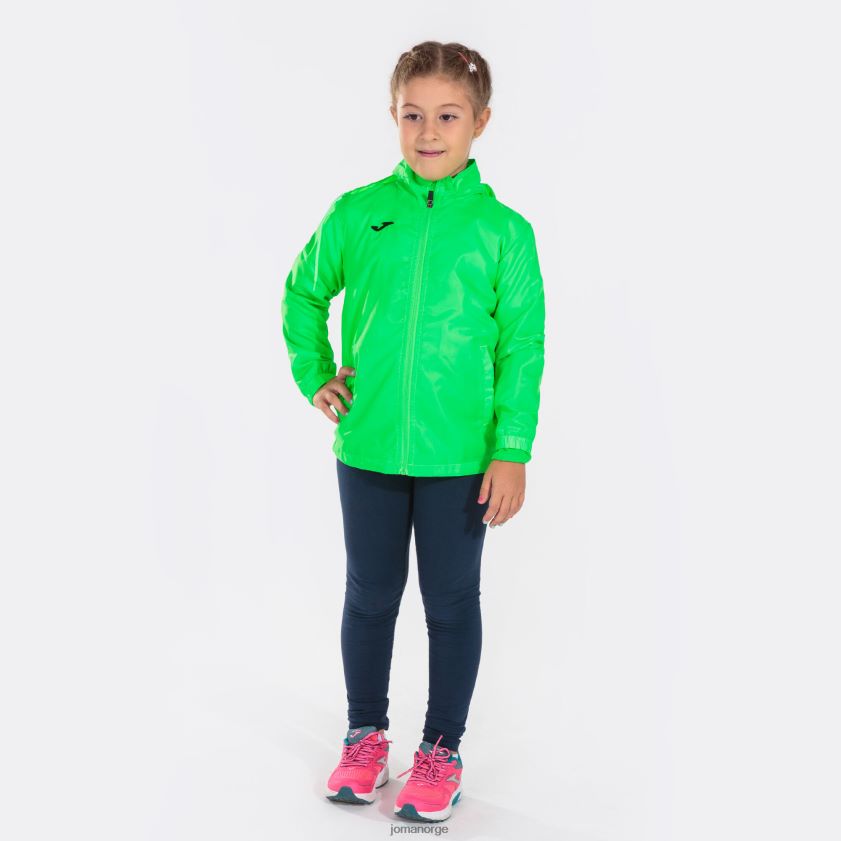 nei Joma regnjakke iris fluorescerende grønn FBD0T04300 menn