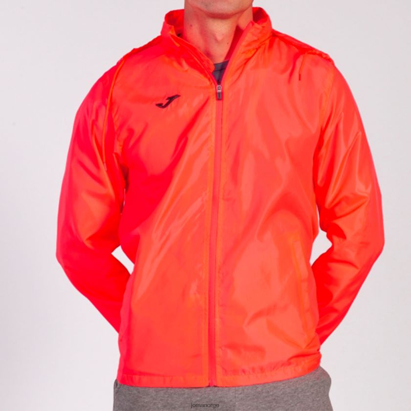 nei Joma regnjakke iris fluorescerende koraller FBD0T0801 menn