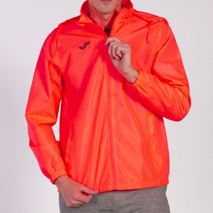 nei Joma regnjakke iris fluorescerende koraller FBD0T0801 menn
