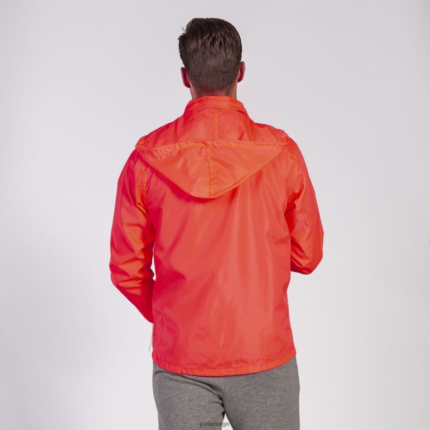 nei Joma regnjakke iris fluorescerende koraller FBD0T0801 menn