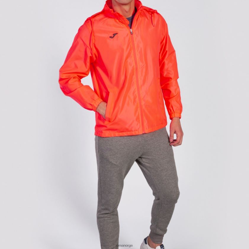 nei Joma regnjakke iris fluorescerende koraller FBD0T0801 menn