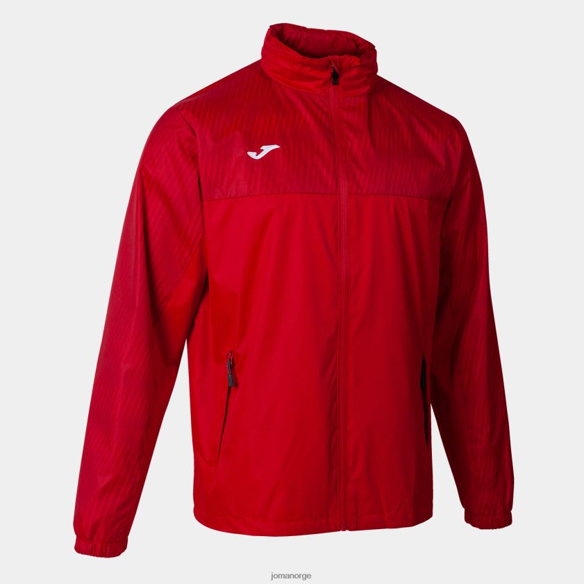 nei Joma regnjakke montreal rød FBD0T0269 menn