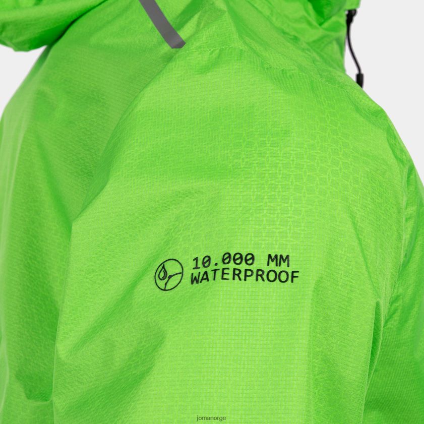 nei Joma regnjakke r-sti natur fluorescerende grønn FBD0T04759 menn
