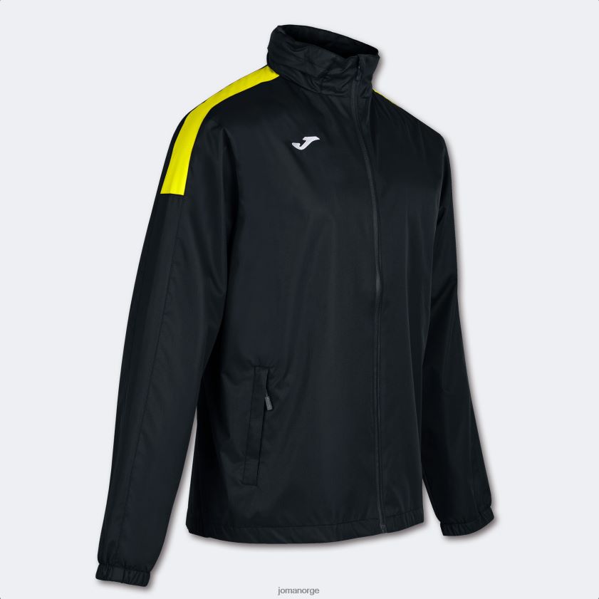 nei Joma regnjakke trivor svart gul FBD0T01487 menn