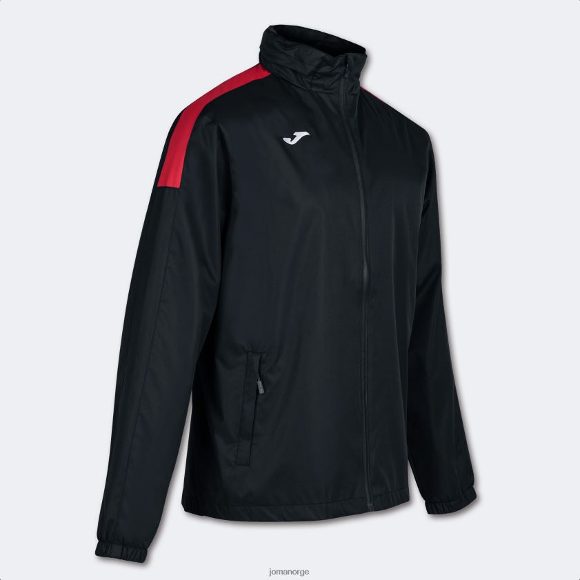 nei Joma regnjakke trivor svart, rød FBD0T03565 menn