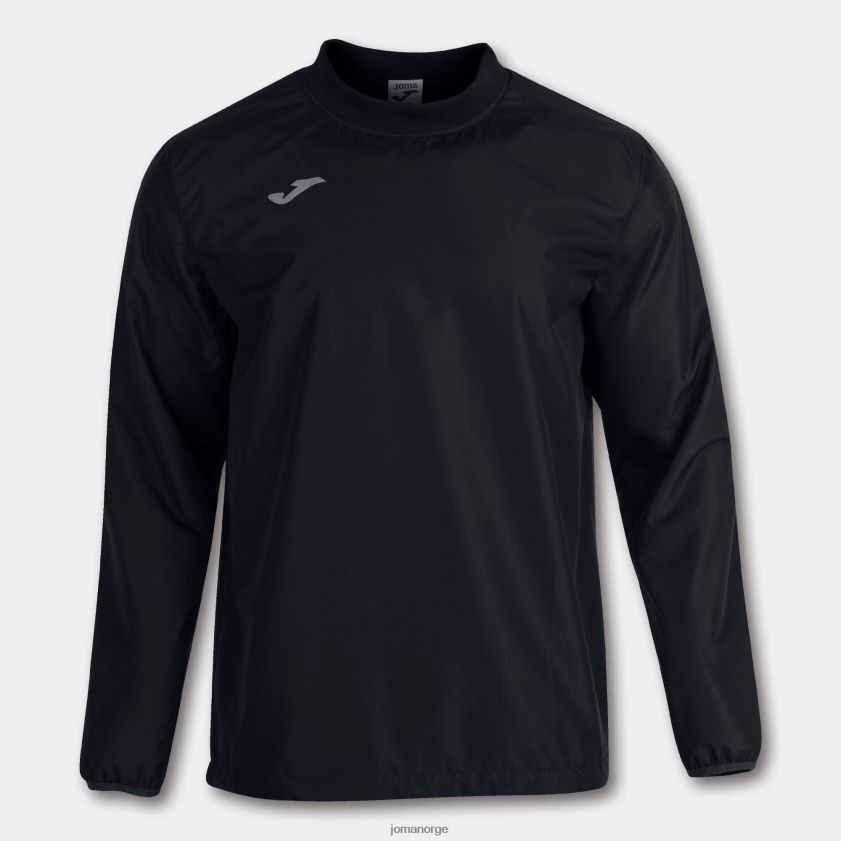 nei Joma regnjakkekontakt svart FBD0T04274 menn