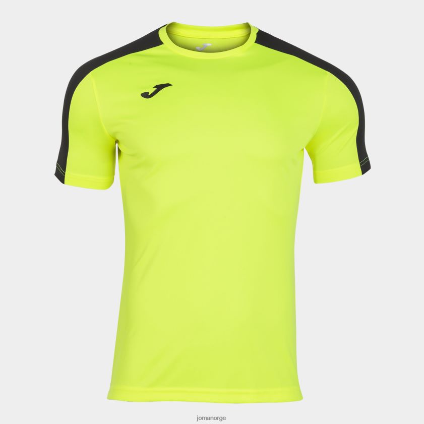 nei Joma skjorte kortermet akademi iii fluorescerende gul svart FBD0T01303 menn