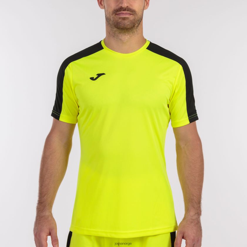 nei Joma skjorte kortermet akademi iii fluorescerende gul svart FBD0T01303 menn