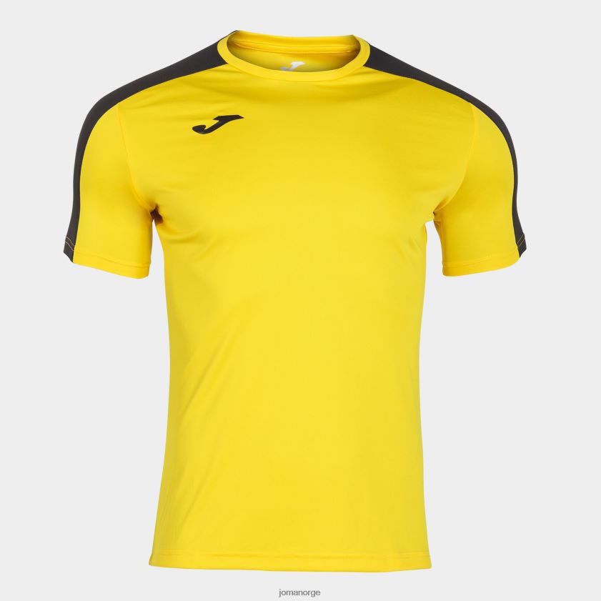 nei Joma skjorte kortermet akademi iii gul svart FBD0T0151 menn