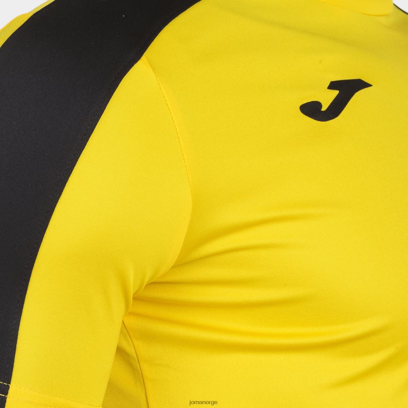 nei Joma skjorte kortermet akademi iii gul svart FBD0T0151 menn
