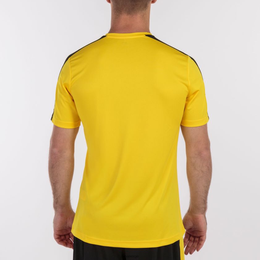 nei Joma skjorte kortermet akademi iii gul svart FBD0T0151 menn