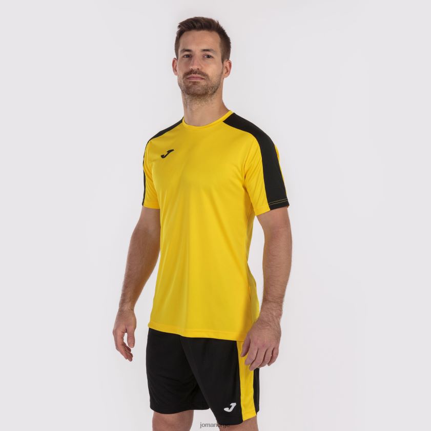nei Joma skjorte kortermet akademi iii gul svart FBD0T0151 menn