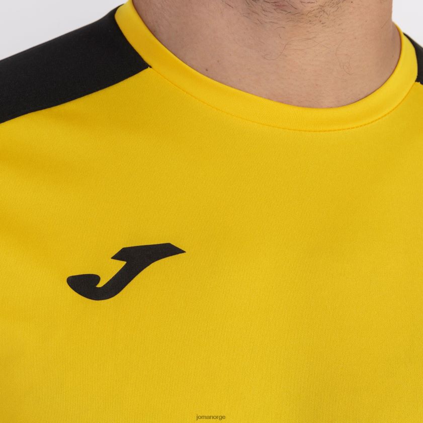 nei Joma skjorte kortermet akademi iii gul svart FBD0T0151 menn