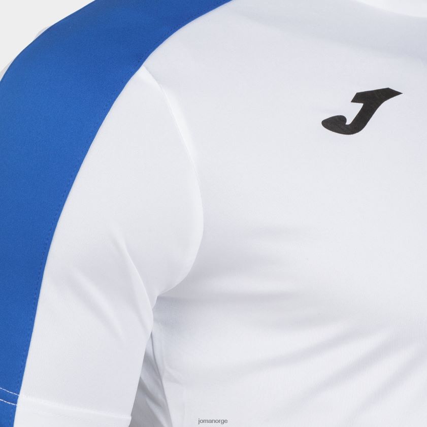 nei Joma skjorte kortermet akademi iii hvit kongeblå FBD0T04195 menn