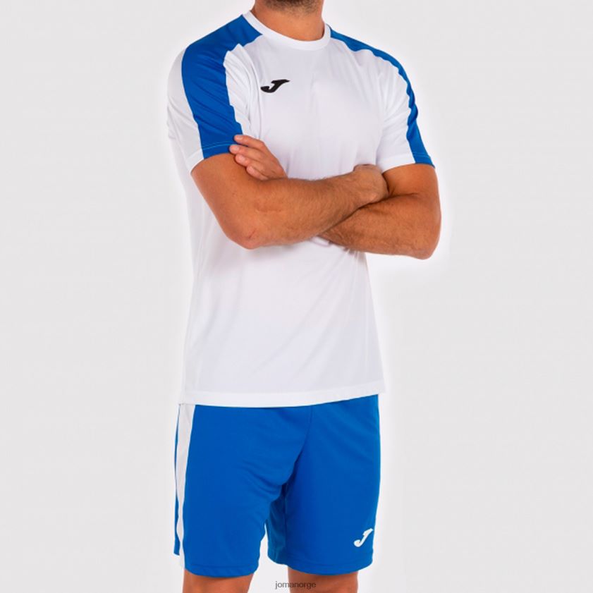 nei Joma skjorte kortermet akademi iii hvit kongeblå FBD0T04195 menn