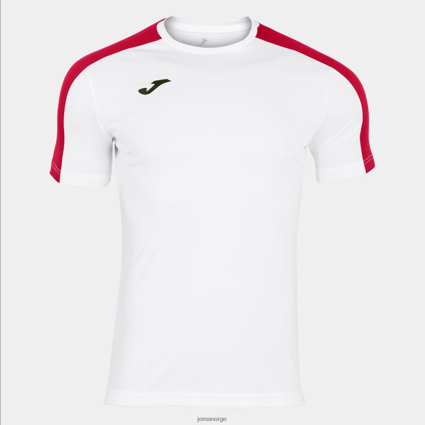 nei Joma skjorte kortermet akademi iii hvit rød FBD0T01259 menn