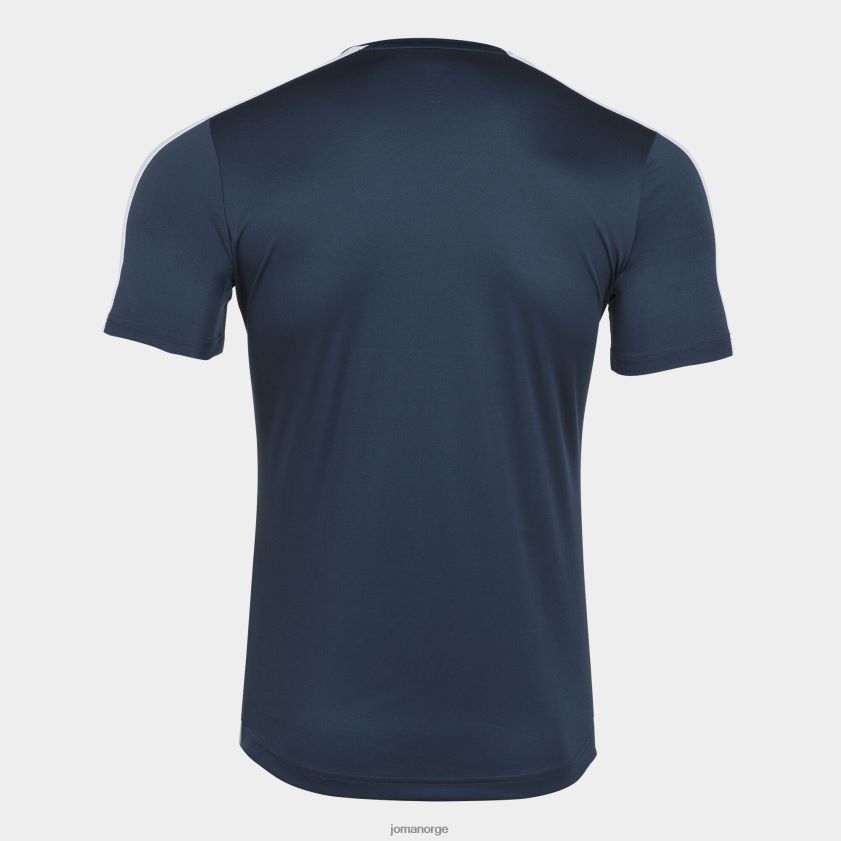 nei Joma skjorte kortermet akademi iii marineblå hvit FBD0T04424 menn