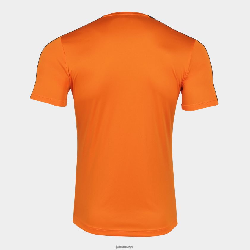 nei Joma skjorte kortermet akademi iii oransje svart FBD0T01263 menn